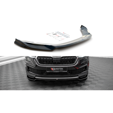 Maxton Design-Lame Du Pare-Chocs Avant V.2 Skoda Kodiaq Mk1 Facelift 