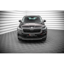 Maxton Design-Lame Du Pare-Chocs Avant V.2 Skoda Kodiaq Mk1 Facelift 