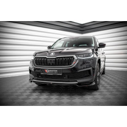 Maxton Design-Lame Du Pare-Chocs Avant V.2 Skoda Kodiaq Mk1 Facelift 