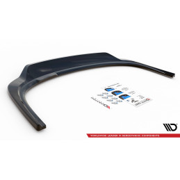 Maxton Design-Central Arriere Splitter (avec une barre verticale) Skoda Fabia Combi Mk3 