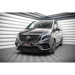 Maxton Design-Lame Du Pare-Chocs Avant V.5 Mercedes-Benz V-Class AMG-Line W447 Facelift 