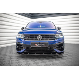 Maxton Design-Lame Du Pare-Chocs Avant V.3 Volkswagen Tiguan R / R-Line Mk2 Facelift 