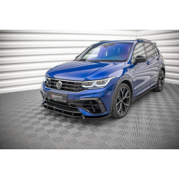 Maxton Design-Lame Du Pare-Chocs Avant V.2 Volkswagen Tiguan R / R-Line Mk2 Facelift 