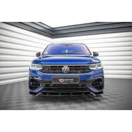 Maxton Design-Lame Du Pare-Chocs Avant V.2 Volkswagen Tiguan R / R-Line Mk2 Facelift 