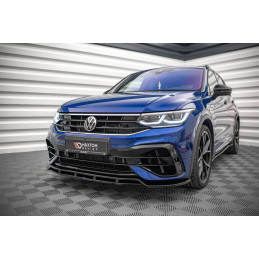 Maxton Design-Lame Du Pare-Chocs Avant V.1 Volkswagen Tiguan R / R-Line Mk2 Facelift 