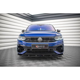 Maxton Design-Lame Du Pare-Chocs Avant V.1 Volkswagen Tiguan R / R-Line Mk2 Facelift 