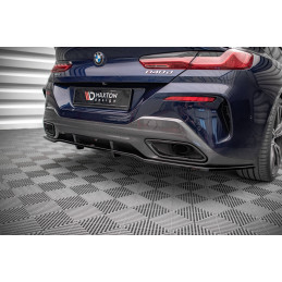 Maxton Design-Central Arriere Splitter (avec une barre verticale) BMW 8 Gran Coupe M-Pack G16 