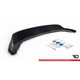 Maxton Design-Central Arriere Splitter (avec une barre verticale) Seat Leon Hatchback Mk3 