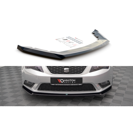 Maxton Design-Lame Du Pare-Chocs Avant V.2 Seat Leon Mk3 