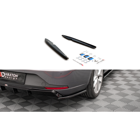 Maxton Design-Lames De Pare-Chocs Arrière Latérales V.2 Seat Leon FR Sportstourer Mk3 