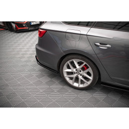 Maxton Design-Lames De Pare-Chocs Arrière Latérales V.2 Seat Leon FR Sportstourer Mk3 