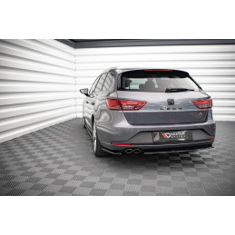 Maxton Design-Lames De Pare-Chocs Arrière Latérales V.1 Seat Leon FR Sportstourer Mk3 