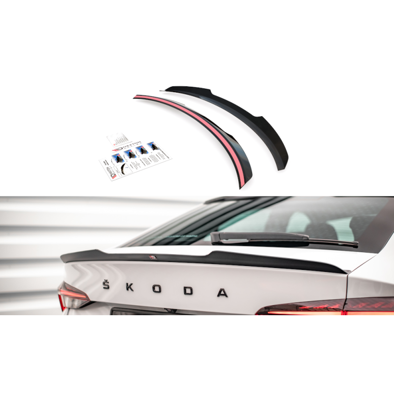 Maxton Design-Spoiler Cap Skoda Octavia Liftback Mk4 