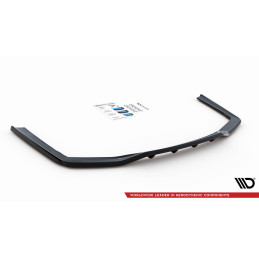 Maxton Design-Central Arriere Splitter (avec une barre verticale) BMW 7 M-Pack G11 Facelift 