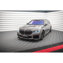 Maxton Design-Lame Du Pare-Chocs Avant V.2 BMW 7 G11 M-Pack Facelift 