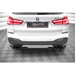 Maxton Design-Central Arriere Splitter BMW X1 M-Pack F48 