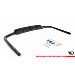 Maxton Design-Central Arriere Splitter (avec une barre verticale) Lexus GS F Sport Hybrid Mk4 (L10) 