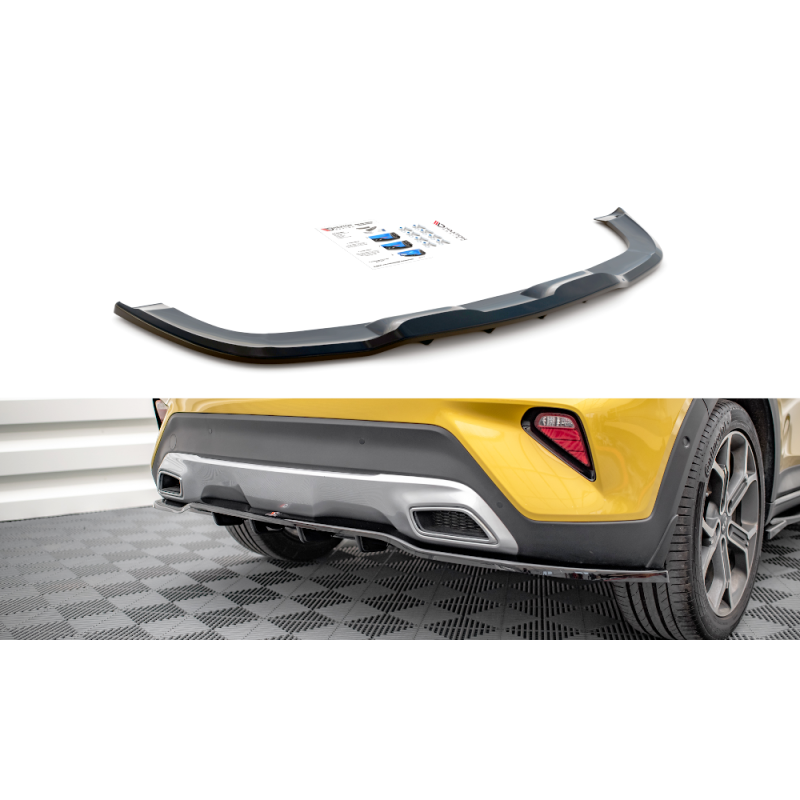 Maxton Design-Central Arriere Splitter (avec une barre verticale) Kia XCeed Mk1 Maxton Design-Central Arriere Splitter (avec une barre verticale) Kia XCeed Mk1