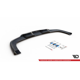 Maxton Design-Central Arriere Splitter (avec une barre verticale) Kia XCeed Mk1 