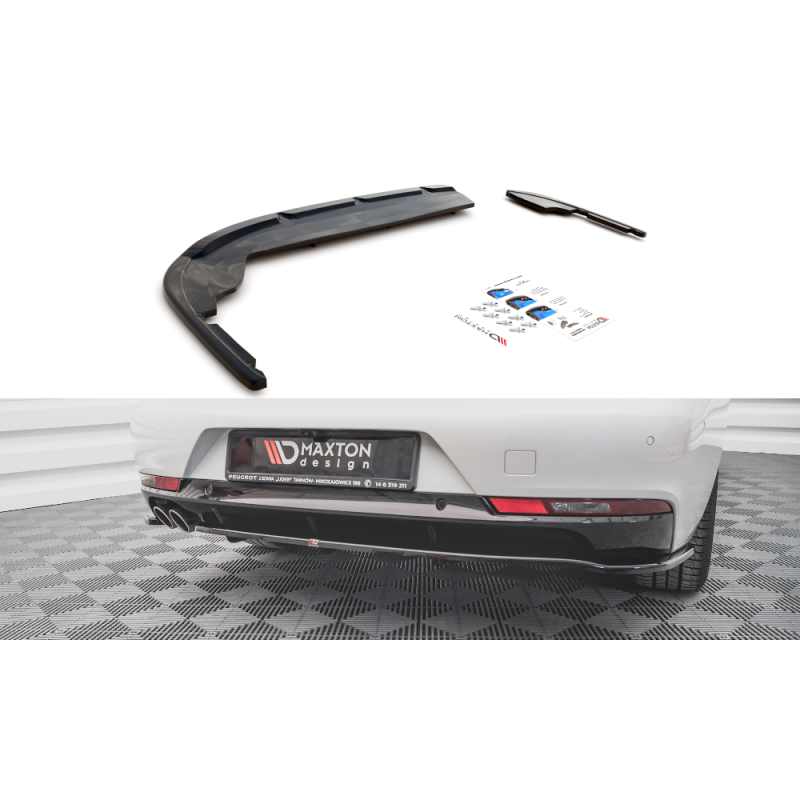 Maxton Design-Central Arriere Splitter (avec une barre verticale) Peugeot 508 GT-Line Mk2 Maxton Design-Central Arriere Splitter (avec une barre verticale) Peugeot 508 GT-Line Mk2
