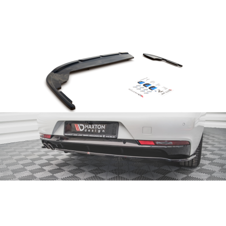 Maxton Design-Central Arriere Splitter (avec une barre verticale) Peugeot 508 GT-Line Mk2 