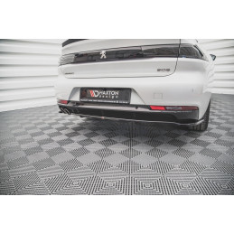 Maxton Design-Central Arriere Splitter (avec une barre verticale) Peugeot 508 GT-Line Mk2 