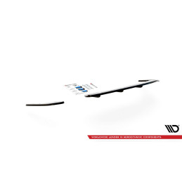 Maxton Design-Central Arriere Splitter (avec une barre verticale) Peugeot 508 GT-Line Mk2 