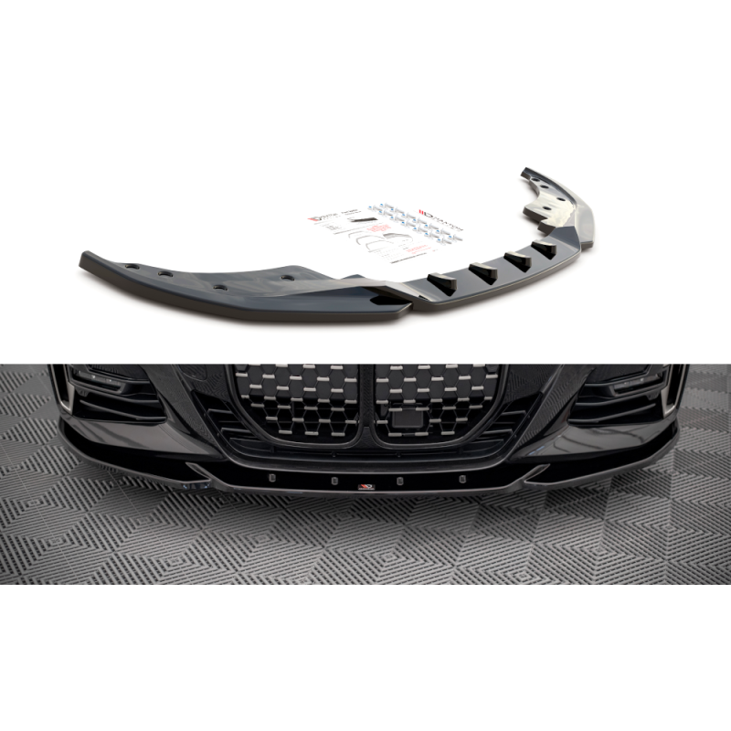 Maxton Design-Lame Du Pare-Chocs Avant V.4 BMW 4 M-Pack G22 Maxton Design-Lame Du Pare-Chocs Avant V.4 BMW 4 M-Pack G22