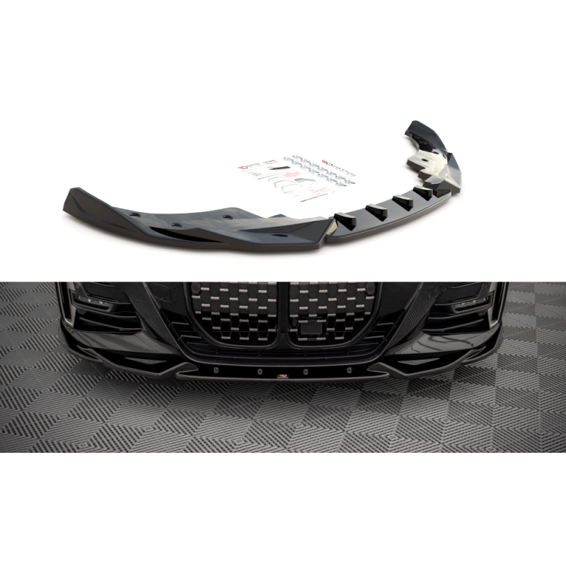 Maxton Design-Lame Du Pare-Chocs Avant V.2 BMW 4 M-Pack G22 Maxton Design-Lame Du Pare-Chocs Avant V.2 BMW 4 M-Pack G22
