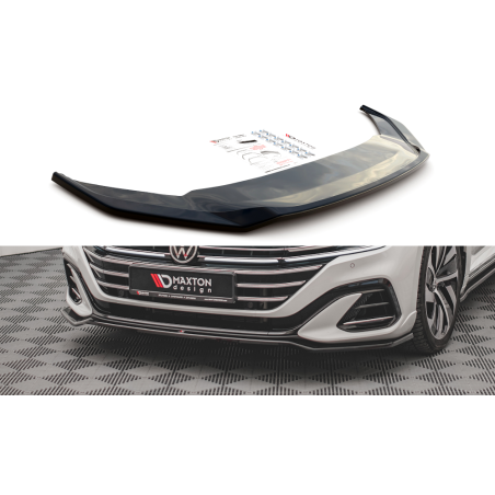 Maxton Design-Lame Du Pare-Chocs Avant V.3 Volkswagen Arteon R-Line Facelift 