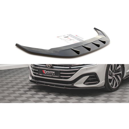 Maxton Design-Lame Du Pare-Chocs Avant V.2 Volkswagen Arteon R-Line Facelift 