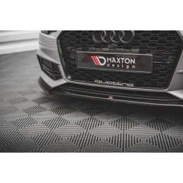 Maxton Design-Lame Du Pare-Chocs Avant V.4 Audi S4 / A4 S-Line B9 