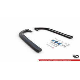Maxton Design-Lames De Pare-Chocs Arrière Latérales Skoda Octavia Mk3 Facelift 