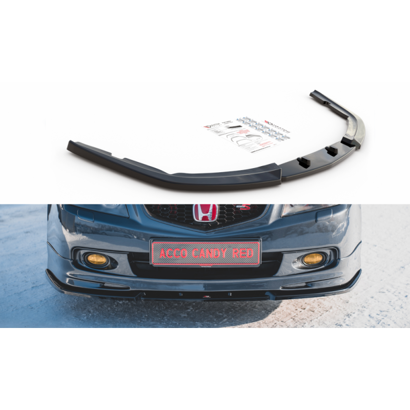 Maxton Design-Lame Du Pare-Chocs Avant V.2 Honda Accord Mk7 Type-S Maxton Design-Lame Du Pare-Chocs Avant V.2 Honda Accord Mk7 Type-S