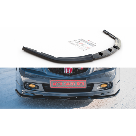Maxton Design-Lame Du Pare-Chocs Avant V.2 Honda Accord Mk7 Type-S 