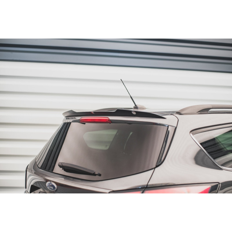 Spoiler Wing Extension Maxton Design Gloss Black Abs Compatible with Seat Leon MK3 Cupra Hatchback (2012-2016 Spoiler Wing Extension Maxton Design Gloss Black Abs Compatible with Seat Leon MK3 Cupra Hatchback (2012-2016