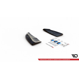 Maxton Design-Lames De Pare-Chocs Arrière Latérales Audi SQ5 Mk1 (8R) 