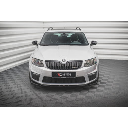 Maxton Design-Lame Du Pare-Chocs Avant V.4 Skoda Octavia RS Mk3 