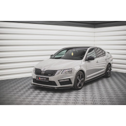 Maxton Design-Lame Du Pare-Chocs Avant V.3 Skoda Octavia RS Mk3 Facelift 