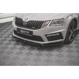 Maxton Design-Lame Du Pare-Chocs Avant V.3 Skoda Octavia RS Mk3 Facelift 