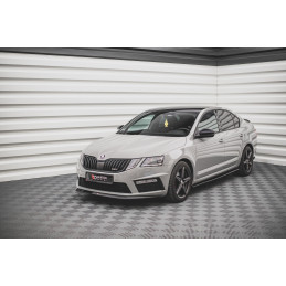 Maxton Design-Lame Du Pare-Chocs Avant V.1 Skoda Octavia RS Mk3 Facelift 