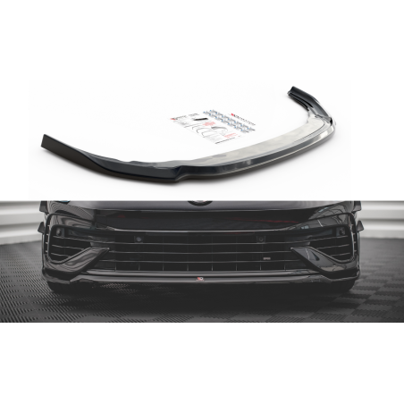 Maxton Design-Lame Du Pare-Chocs Avant V.6 Volkswagen Golf R Mk8 