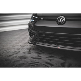 Maxton Design-Lame Du Pare-Chocs Avant V.6 Volkswagen Golf R Mk8 