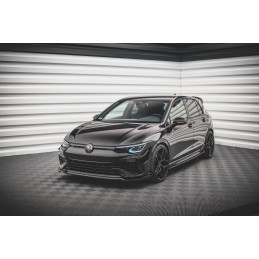 Maxton Design-Lame Du Pare-Chocs Avant V.6 Volkswagen Golf R Mk8 