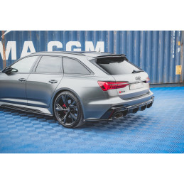 Maxton Design-Lames De Pare-Chocs Arrière Latérales V.2 Audi RS6 C8 / RS7 C8 