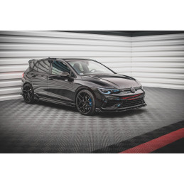 Maxton Design-Rajouts Des Bas De Caisse V.2 + Ailerons Volkswagen Golf R Mk8 