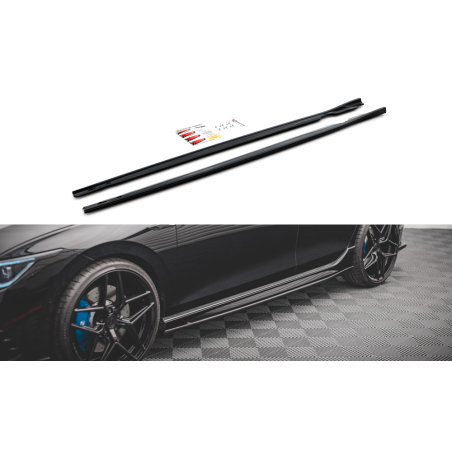 Maxton Design-Rajouts Des Bas De Caisse V.2 Volkswagen Golf R Mk8 