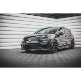 Maxton Design-Lame Du Pare-Chocs Avant V.1 Volkswagen Golf R Mk8 