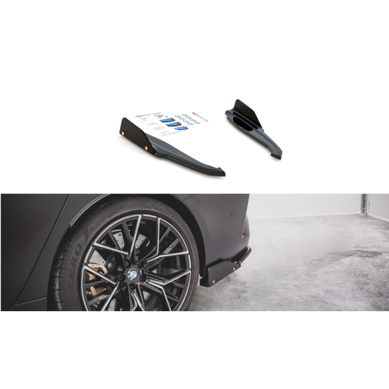 Maxton Design-Lames De Pare-Chocs Arrière Latérales V.1 + Ailerons BMW M8 Gran Coupe F93 Maxton Design-Lames De Pare-Chocs Arrière Latérales V.1 + Ailerons BMW M8 Gran Coupe F93