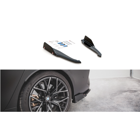 Maxton Design-Lames De Pare-Chocs Arrière Latérales V.1 + Ailerons BMW M8 Gran Coupe F93 